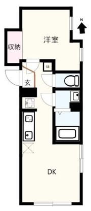 ロータス平和島Eastの間取り画像
