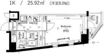 プレセダンヒルズ??高輪の間取り画像