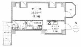 モンテヴェルデ神楽坂弐番館の間取り画像