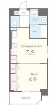 スカイラグーナの間取り画像