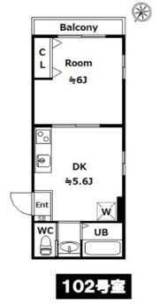 AKマンションⅡの間取り画像