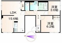 スカイツリーNWの間取り画像