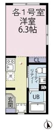 BEL FIORE MONNAKAの間取り画像
