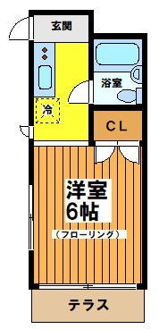 センチュリー浜田山の間取り画像