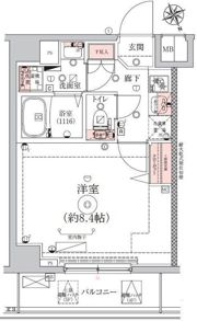 エストゥルース東向島の間取り画像