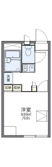 レオパレスチェリーブロッサムの間取り画像