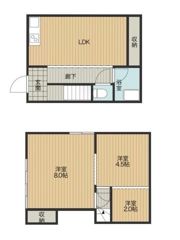 加須市不動岡 貸家の間取り画像
