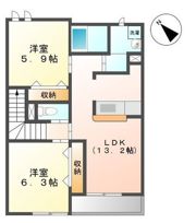 アークガーデンAの間取り画像