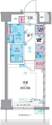 GENOVIAお花茶屋Ⅱskygardenの間取り画像