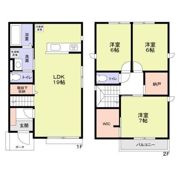 新宿区市谷山伏町戸建 C棟の間取り画像