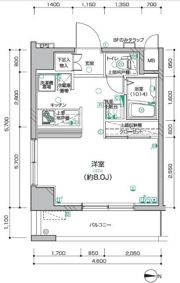 ディアレイシャス押上タワービュー通りの間取り画像