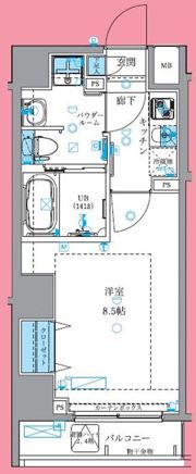 ジェノヴィア中野野方グリーンヴェールの間取り画像