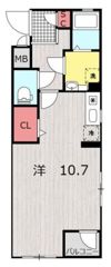 Ruhe文化公園前通りの間取り画像