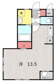 Ruhe文化公園前通りの間取り画像