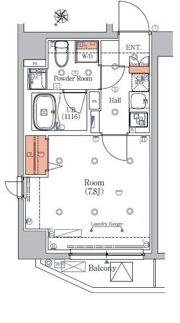 エストゥルースプラス押上の間取り画像