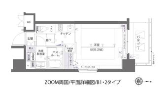 ZOOM両国の間取り画像