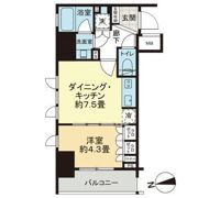 ライオンズ浅草橋ミレスの間取り画像