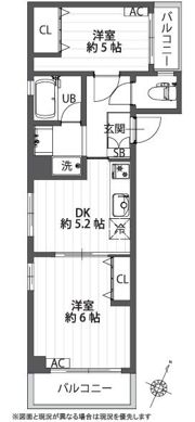 フロンティア洗足池の間取り画像
