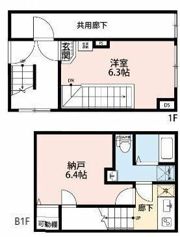 バークレーコート御徒町の間取り画像