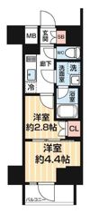 ARCOBALENO MINAMISENJUの間取り画像