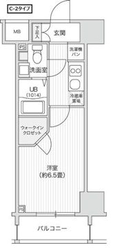 レジディア笹塚Ⅱの間取り画像