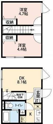 バークレーコート御徒町の間取り画像
