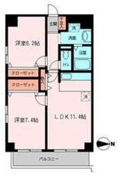 ドゥエル木場公園の間取り画像