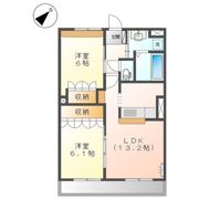 エルグランデ北在家の間取り画像