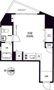 ベルファース東麻布の間取り画像