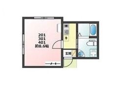 BRICKS四谷の間取り画像