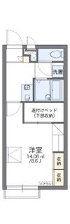 レオパレスFit Oneの間取り画像