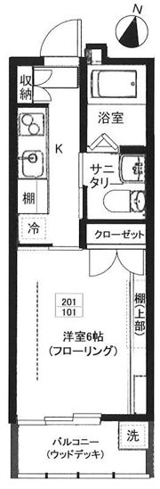 コートハウス上用賀の間取り画像