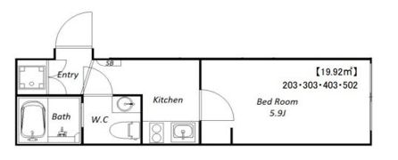 bluepalette池上の間取り画像
