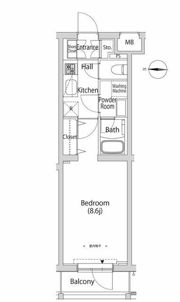 カーサスプレンディッド新中野の間取り画像