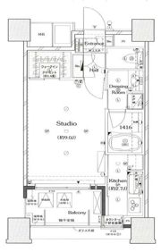 新宿山吹アインスタワーの間取り画像