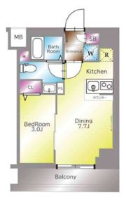 アイル イマージュ押上イーストの間取り画像