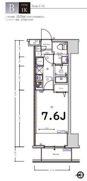 XEBEC西蒲田の間取り画像