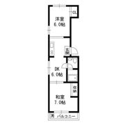 ホンママンションの間取り画像