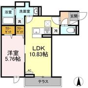 エクセリア中村北の間取り画像