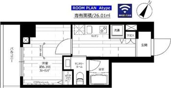 ステージファースト東日本橋の間取り画像