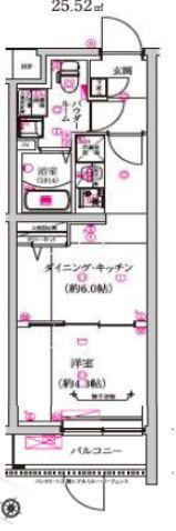 レガリス武蔵小山の間取り画像