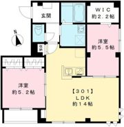 リビエール水神の間取り画像