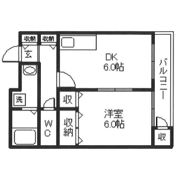 サンシャインBの間取り画像