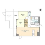 アジュールテラス目黒八雲の間取り画像