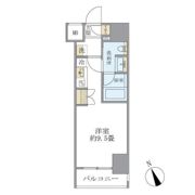 リビオレゾン新虎通りの間取り画像