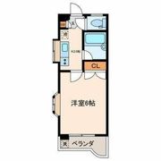クレイン弥生の間取り画像