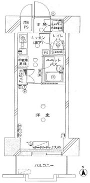 ルーブル大井町弐番館の間取り画像
