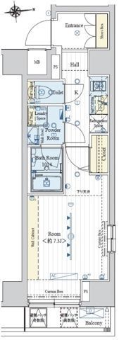 フュージョナル東日本橋の間取り画像