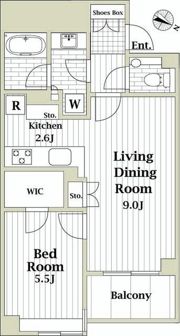クレヴィア日本橋浜町の間取り画像
