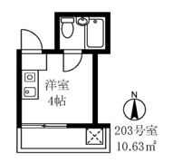 SKハイムⅡの間取り画像